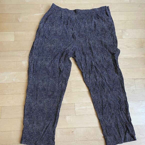 𝅺LEITH Bnwt High Waist Wide Leg Pant White Dots Xxl - Picture 3 of 9